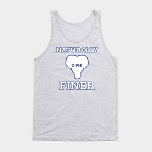 Naturally Finer Zeta Sorority Gifts Tank Top